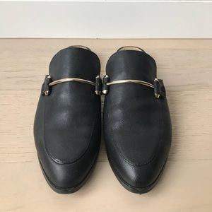 Steve Madden Laaura Mule, size 8, black leather